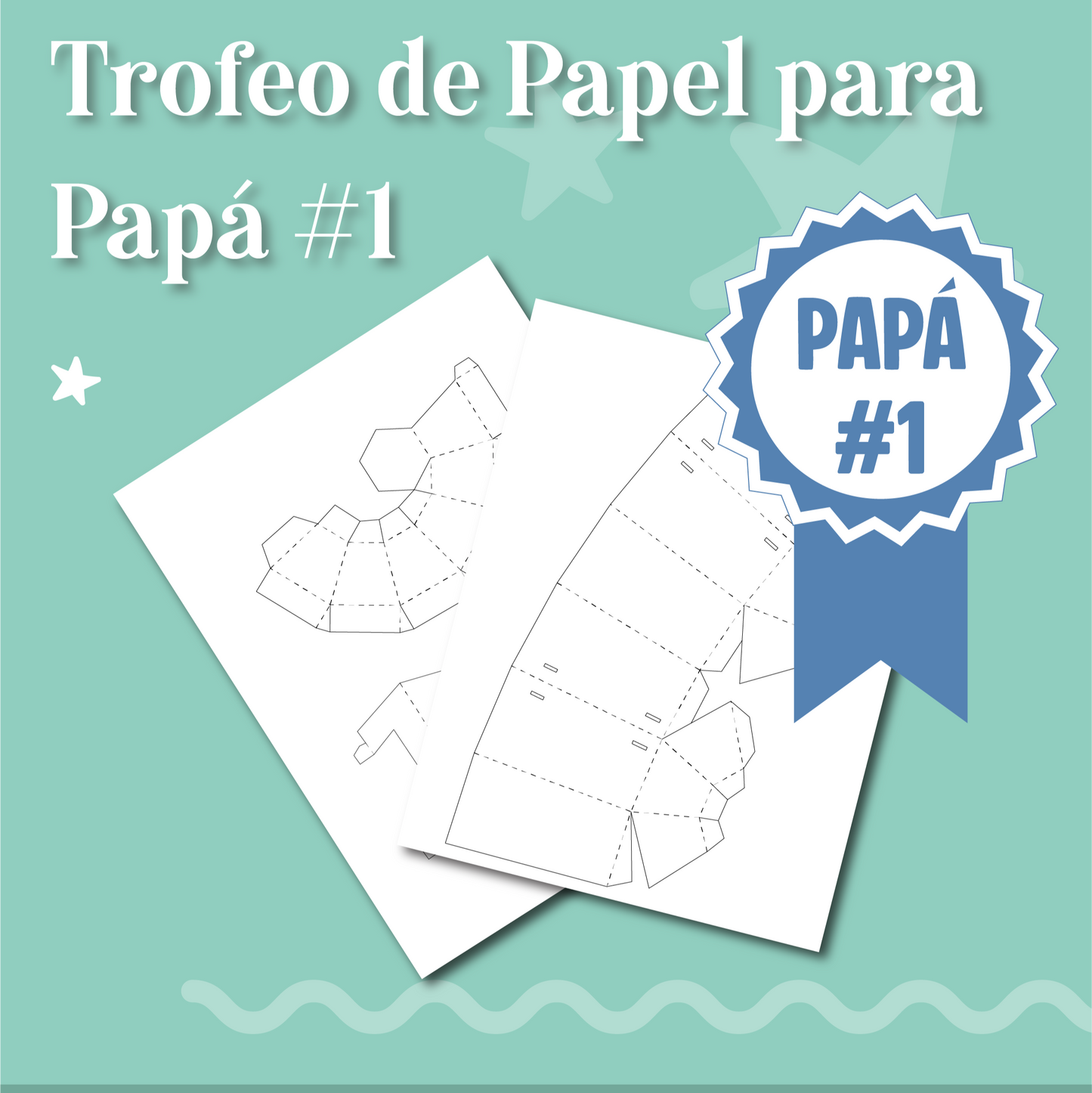 Trofeo de Papel para Papá #1