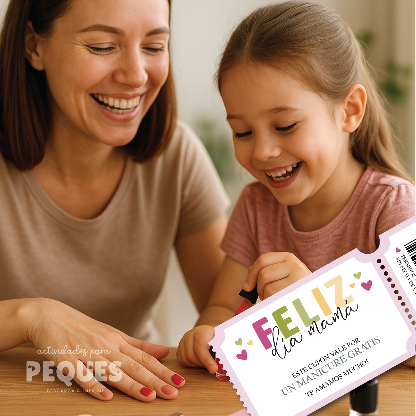 💐 Cupones Personalizados para el Día de la Madre – ¡Un regalo único lleno de amor!