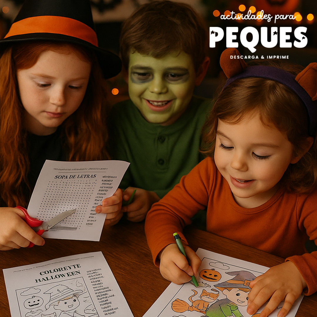 Halloween para Niños Pequeños – ¡Listas para Imprimir!