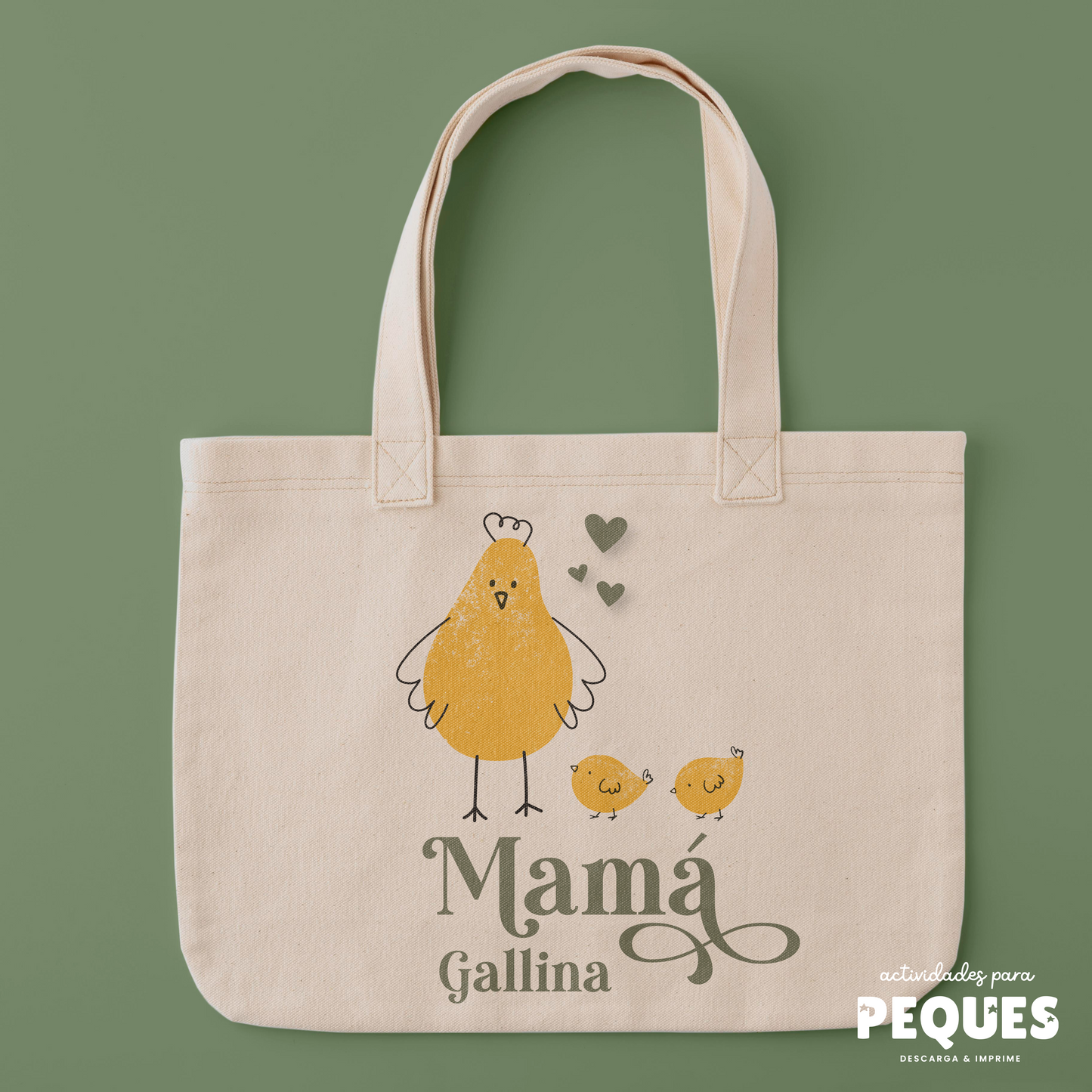 Clip Art de Mamá Gallina y Pollitos