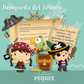 ¡Búsqueda del Tesoro Pirata para Imprimir!