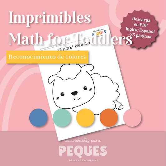 Matemáticas para Niños Pequeños – (Inglés/Español)