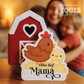 Granja de Papel + Tarjeta de Mamá Gallina. Set listo para armar. Envíos dentro de Costa Rica.