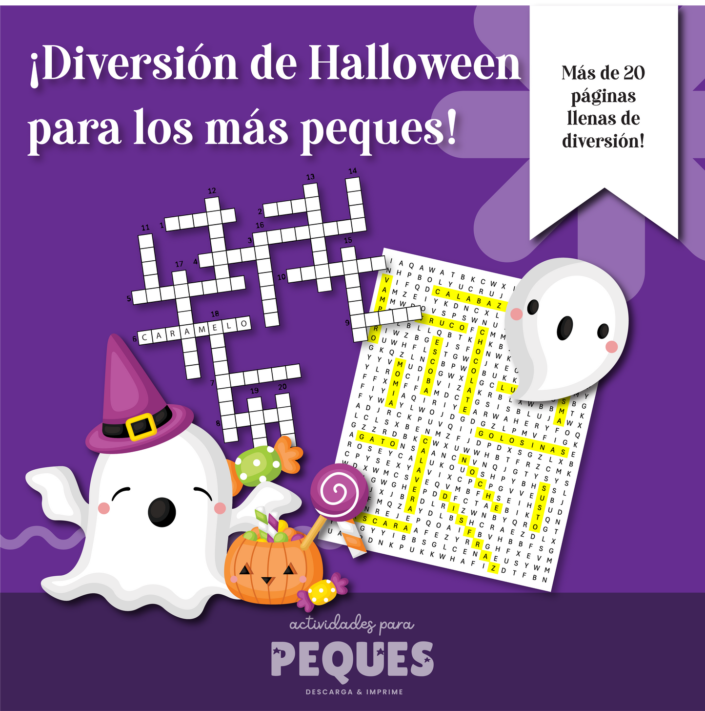 Halloween para Niños Pequeños – ¡Listas para Imprimir!
