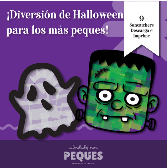 🎃 Manualidad de Halloween: Suncatcher para Niños