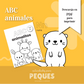ABC Animales - Libro para Colorear (Digital para Imprimir)